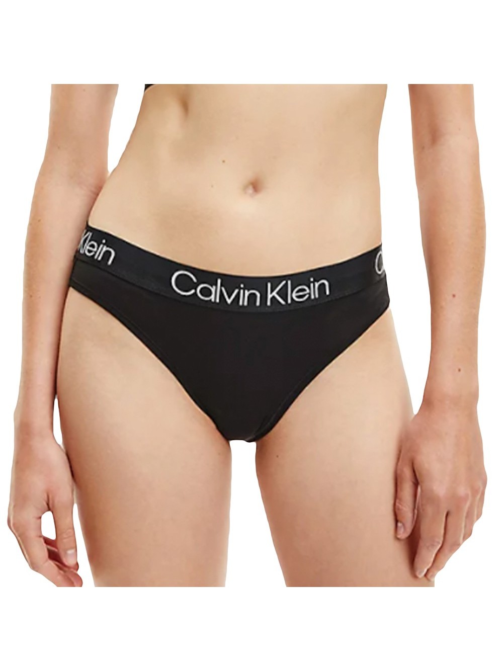 Culotte Femme Calvin Klein Bikini Brief Modern Structure Noir ZESHOES