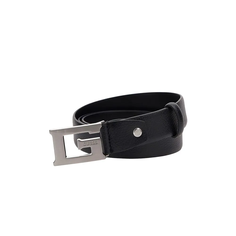 Guess Ceinture Logo 4g Homme Noir