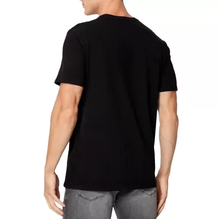 T shirt manche courte homme Guess Noir Classic logo triangle