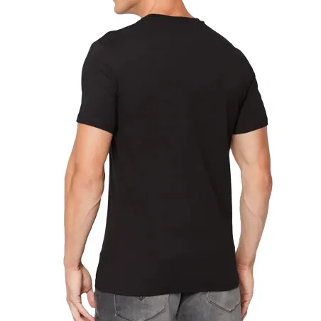 T shirt manche courte homme Guess Noir L.A front logo