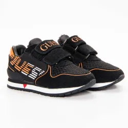 Basket basse garcon Guess sportswear Noir - ZESHOES