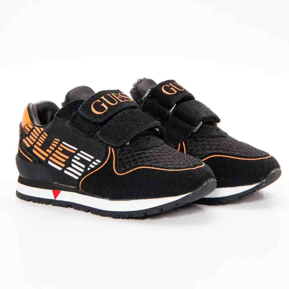 Basket basse garcon Guess sportswear Noir - ZESHOES