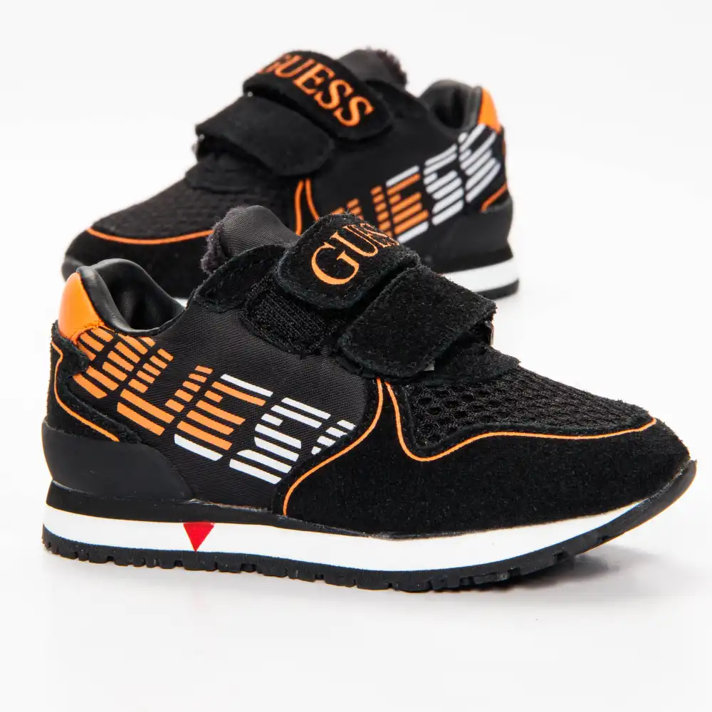 Basket basse garcon Guess sportswear Noir - ZESHOES