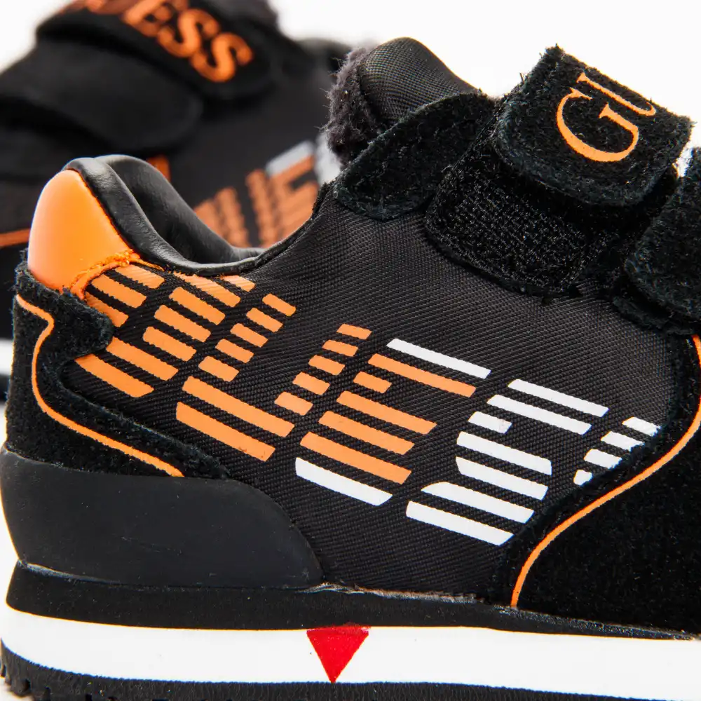 Basket basse garcon Guess sportswear Noir - ZESHOES