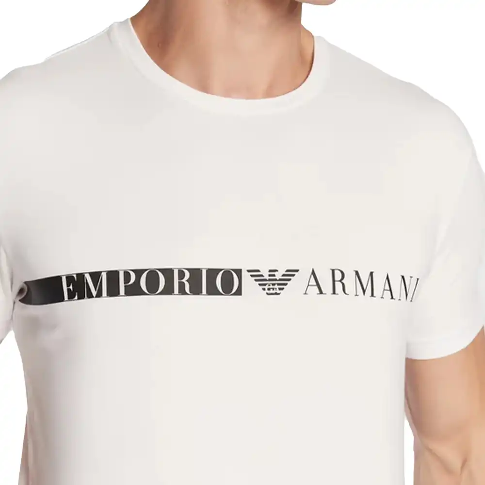 Biały Slim Fit Emporio Armani - 2