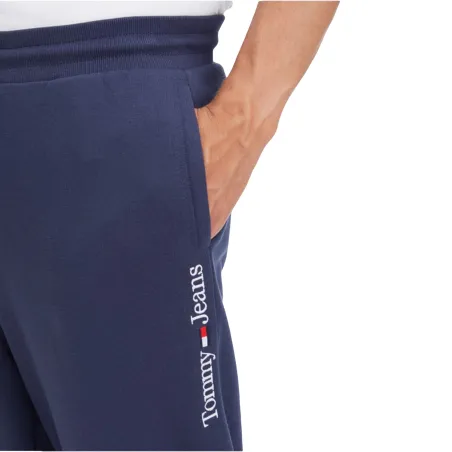 Pantalon jogging homme Tommy Jeans Bleu Linear 