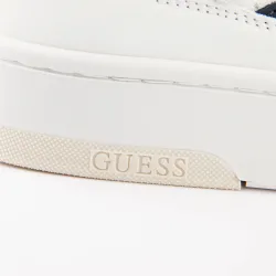 Basket de ville basse homme Guess Classic Salerno logo G Blanc - ZESHOES
