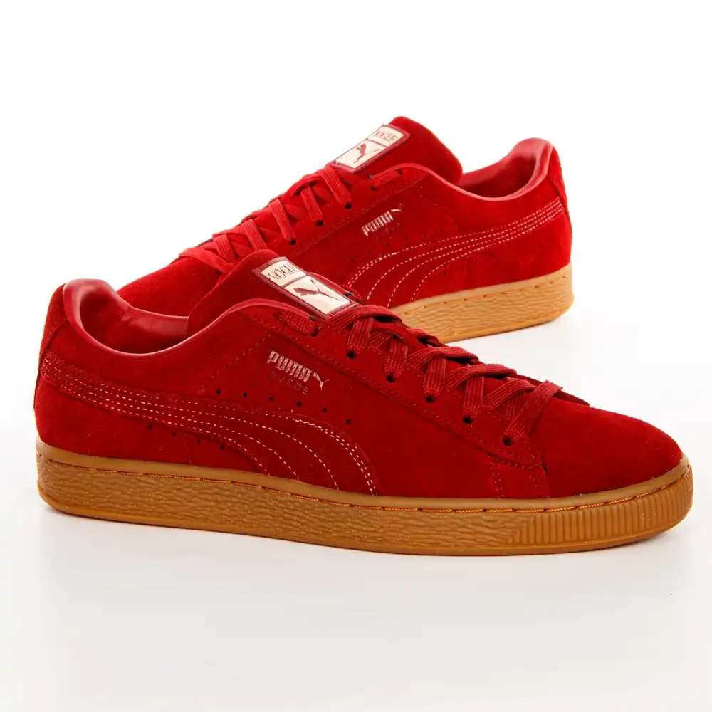 Basket de ville basse femme Puma Suede classic Vogue Rouge - ZESHOES