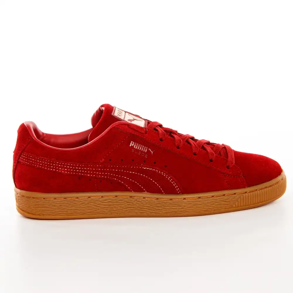 Basket de ville basse femme Puma Suede classic Vogue Rouge - ZESHOES
