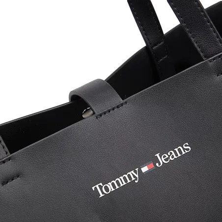 Produits victimes de leur succès Tommy Jeans Noir Cabas logo classic