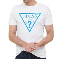 Logo triangle bleu Guess - 1