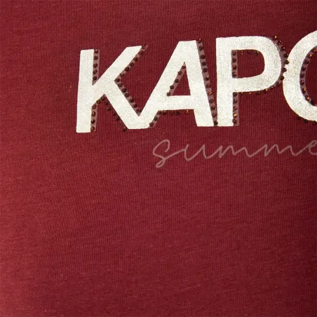 Tee shirt manche courte femme Kaporal Rouge Jasic