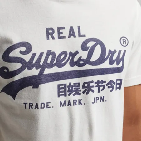 Produits victimes de leur succès Superdry Blanc Vintage logo