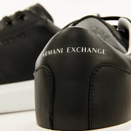 Basket basse homme Armani Exchange Noir Sneaker dark