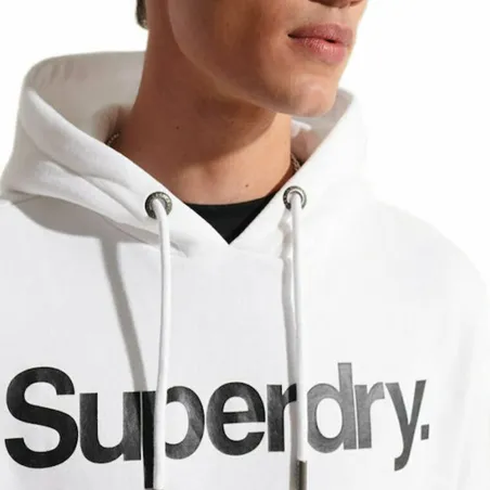 Produits victimes de leur succès Superdry Blanc Original front logo