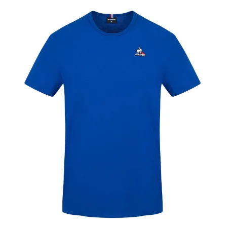 T shirt manche courte homme Le Coq Sportif Bleu Essential logo