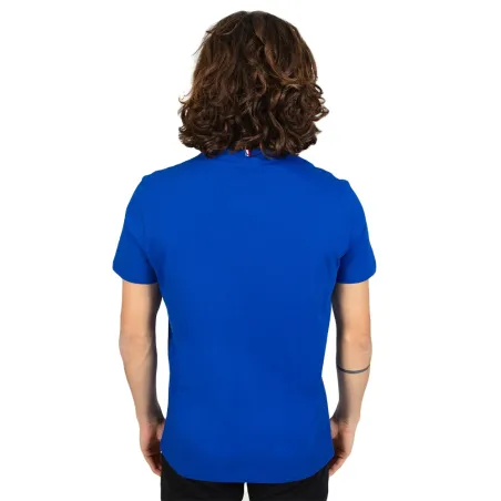 T shirt manche courte homme Le Coq Sportif Bleu Essential logo