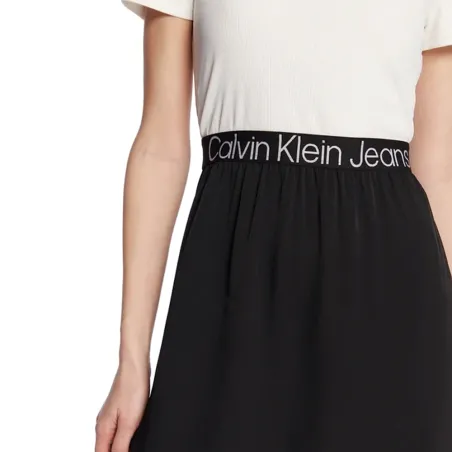 Robe femme Calvin Klein Noir Logo élastique