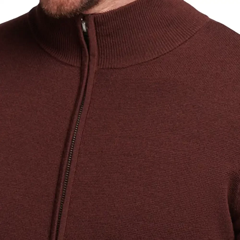 Cardigan zippé en laine mérinos Superdry - 2 Cardigan zippé en laine mérinos Superdry - 2