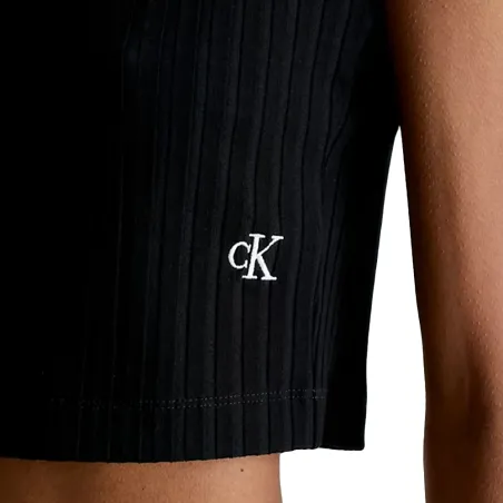 Produits victimes de leur succès Calvin Klein Noir Mini logo Ck crop top