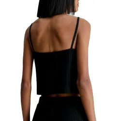 Mini logo Ck crop top Calvin Klein - 3