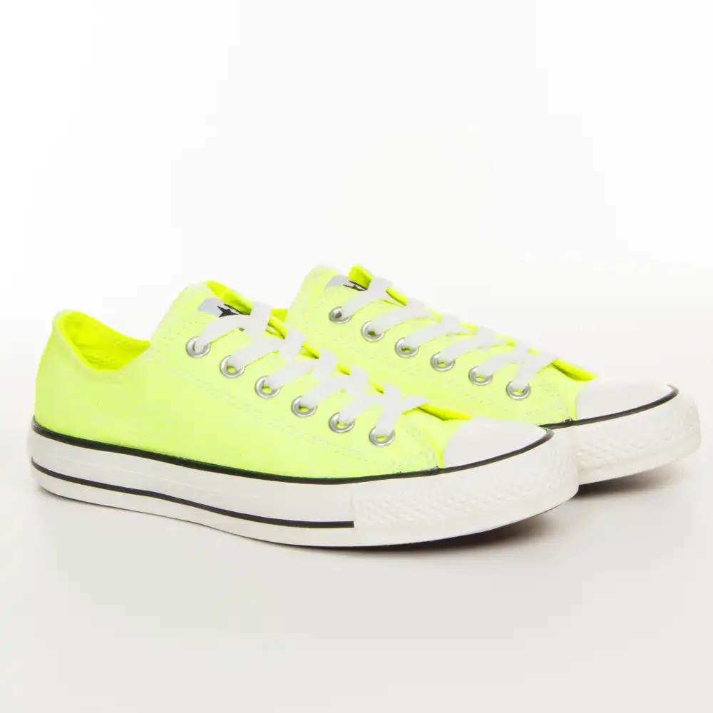 Neon yellow Converse - 1