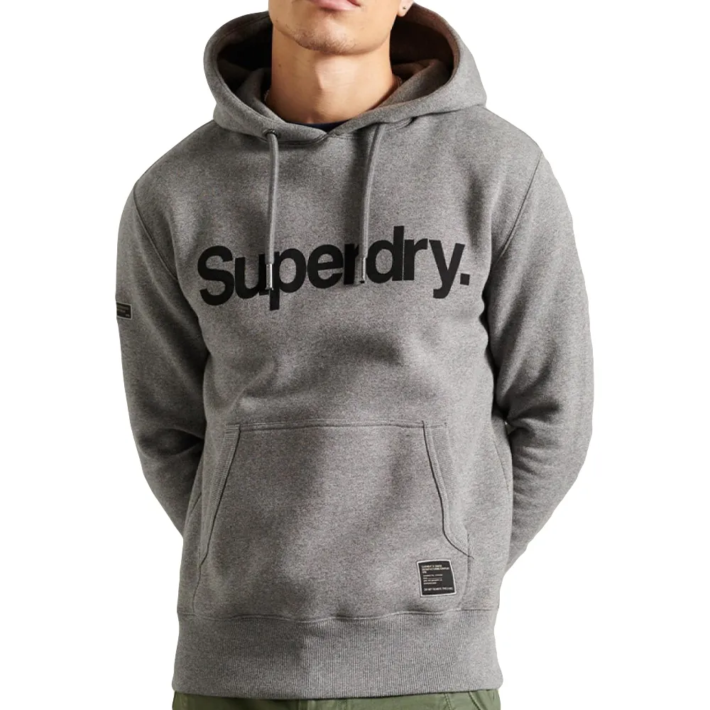 Superdry Sweat Original front logo Homme Gris