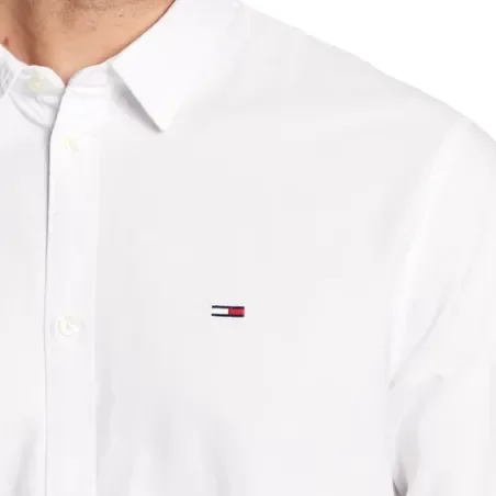 Produits victimes de leur succès Tommy Jeans Blanc Mini flag logo