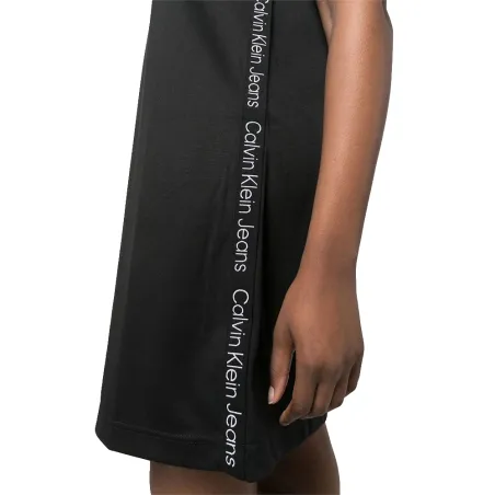 Robe femme Calvin Klein Noir Logo line