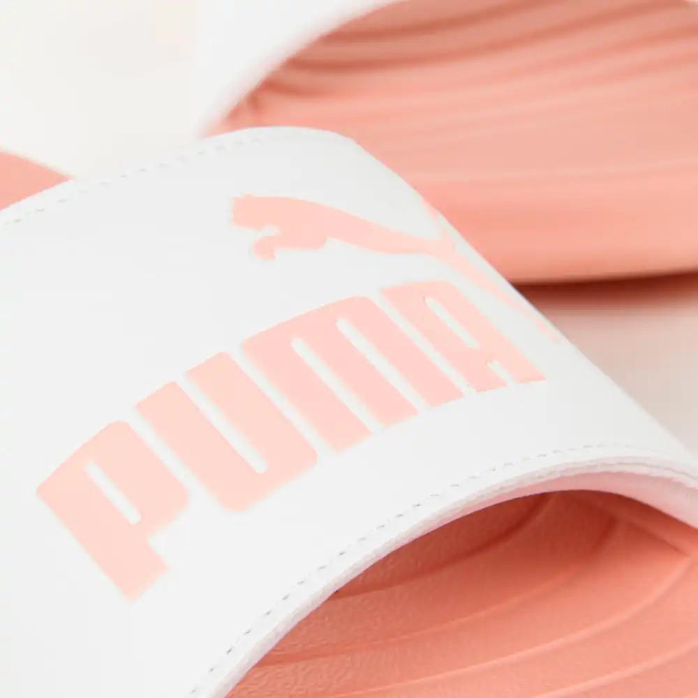 Claquette femme Puma Popcat 2.0 Rose - ZESHOES Claquette femme Puma Popcat 2.0 Rose - ZESHOES