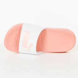 Claquette femme Puma Popcat 2.0 Rose - ZESHOES Claquette femme Puma Popcat 2.0 Rose - ZESHOES