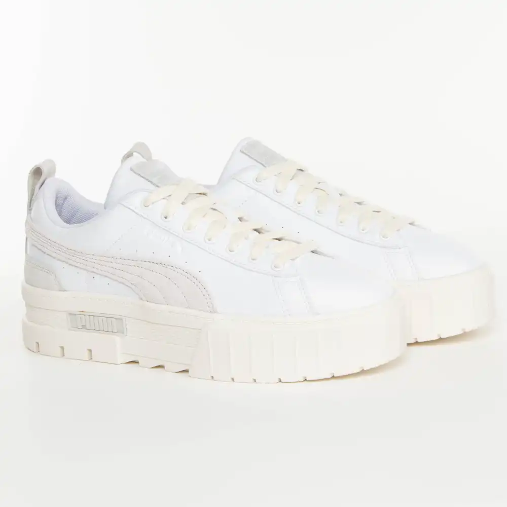 Basket basse femme Puma Mayze Thrifted wns Blanc - ZESHOES