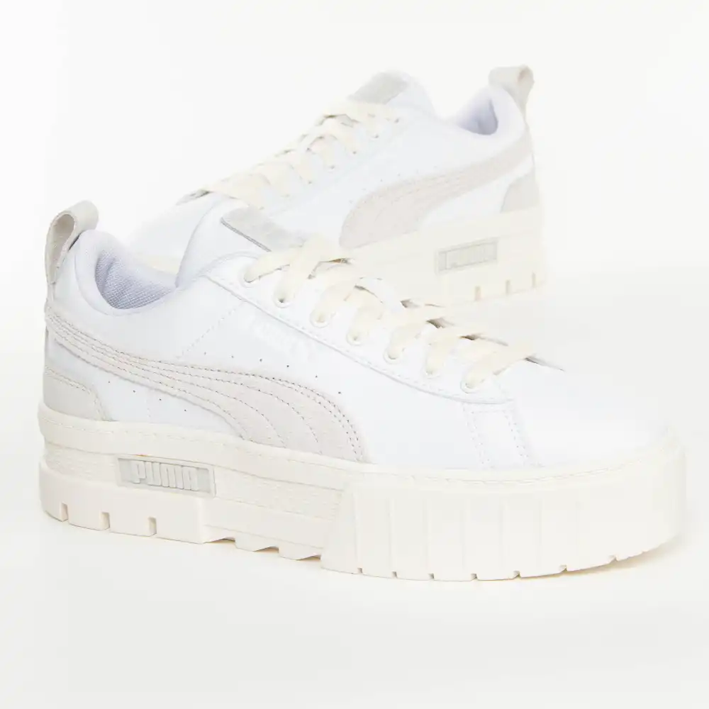 Basket basse femme Puma Mayze Thrifted wns Blanc - ZESHOES