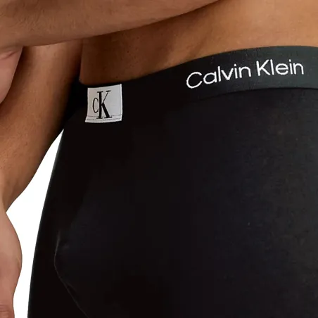 Produits victimes de leur succès Calvin Klein Noir Pack x3 front logo