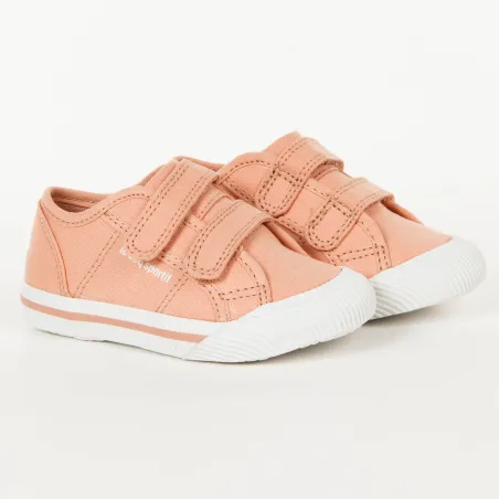 Basket basse fille Le Coq Sportif Rose deauville inf