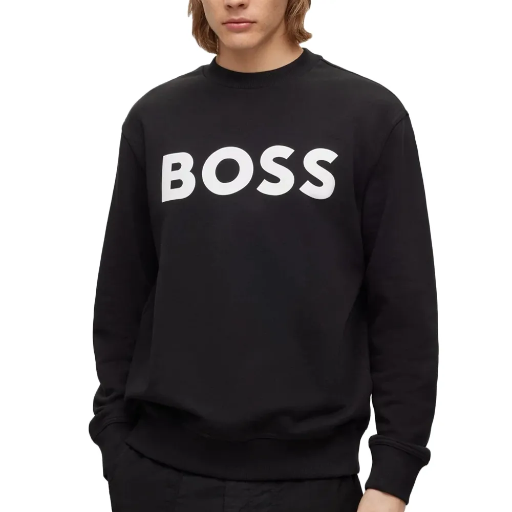 Boss Sweat Classic logo Homme Noir