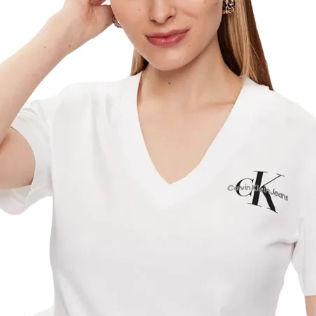 Produits victimes de leur succès Calvin Klein Blanc Classic logo regular fit