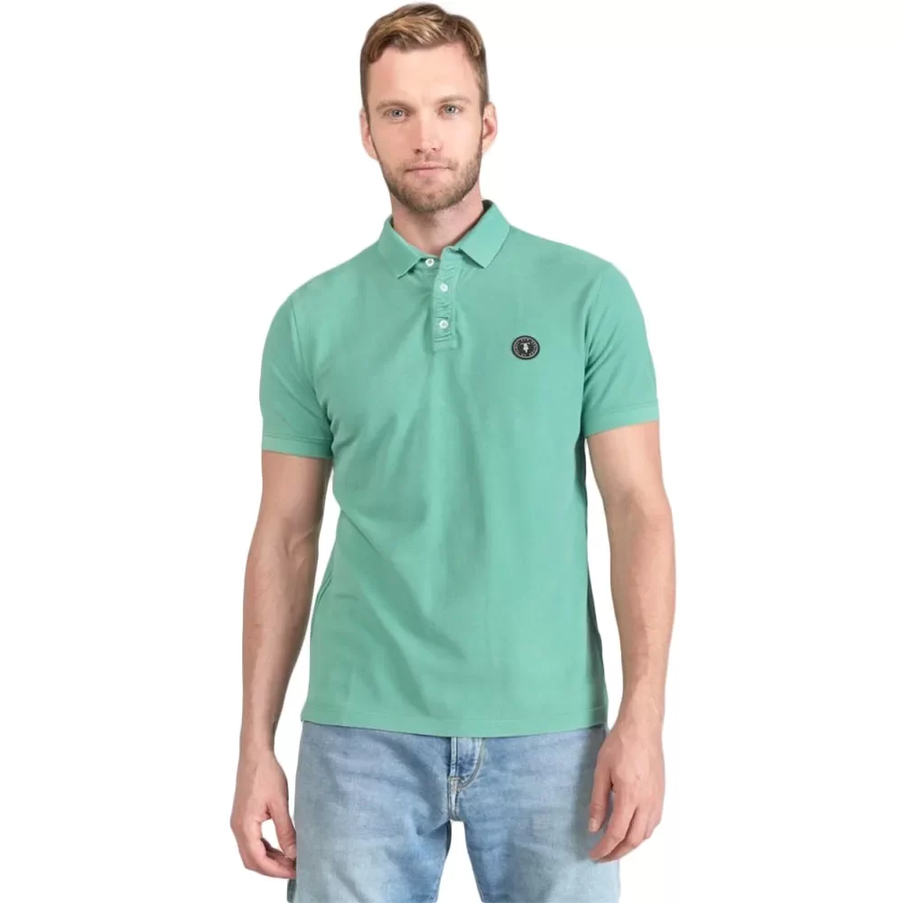 Le Temps Des Cerises Polo Dylon Homme Vert