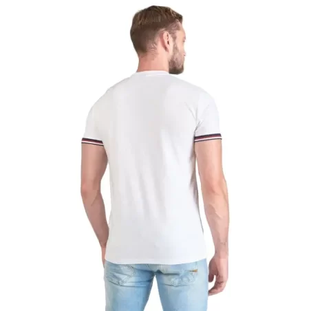 T shirt manche courte homme Le Temps Des Cerises Blanc Grale blanc