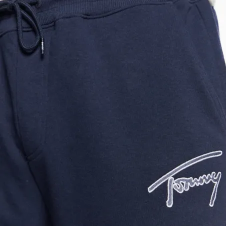 Pantalon jogging homme Tommy Jeans Bleu Signature 