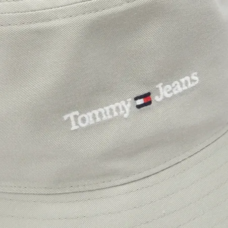 Bob homme Tommy Jeans Gris Classic flag logo