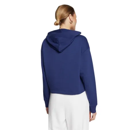 Sweat capuche femme Tommy Jeans Bleu Essential logo relaxed fit