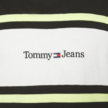 T shirt manche courte homme Tommy Jeans Noir Logo classic line