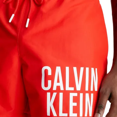 Short de bain homme Calvin Klein Rouge Intense Power