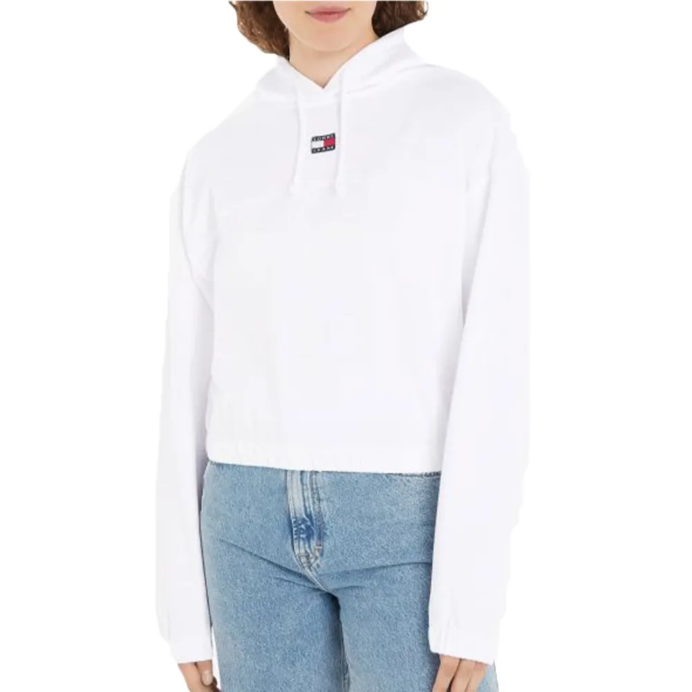 Tommy Jeans Sweat Flag Femme Blanc