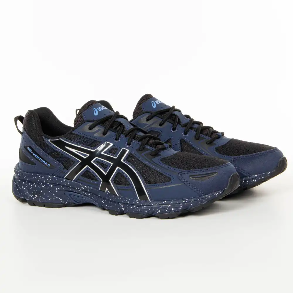 Chaussure running homme Asics GEL VENTURE 6 TRAIL Noir ZESHOES