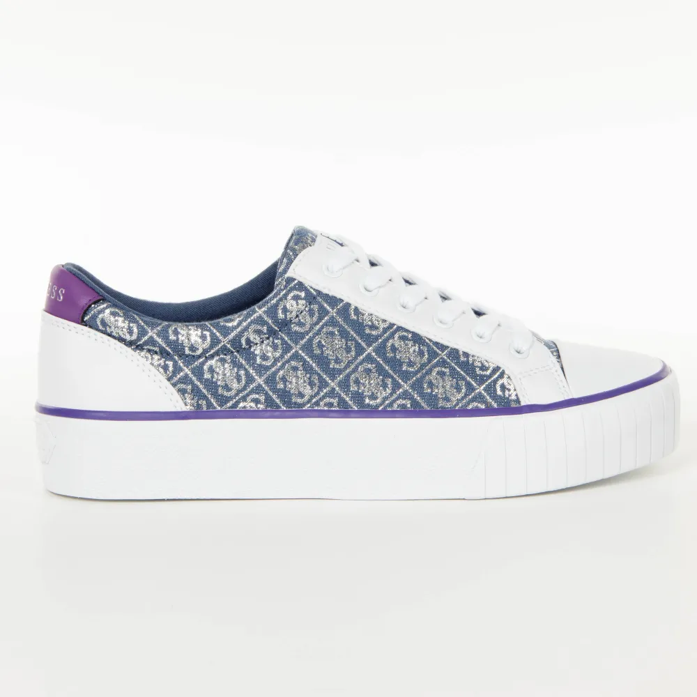 Basket Guess nortin Femme Bleu