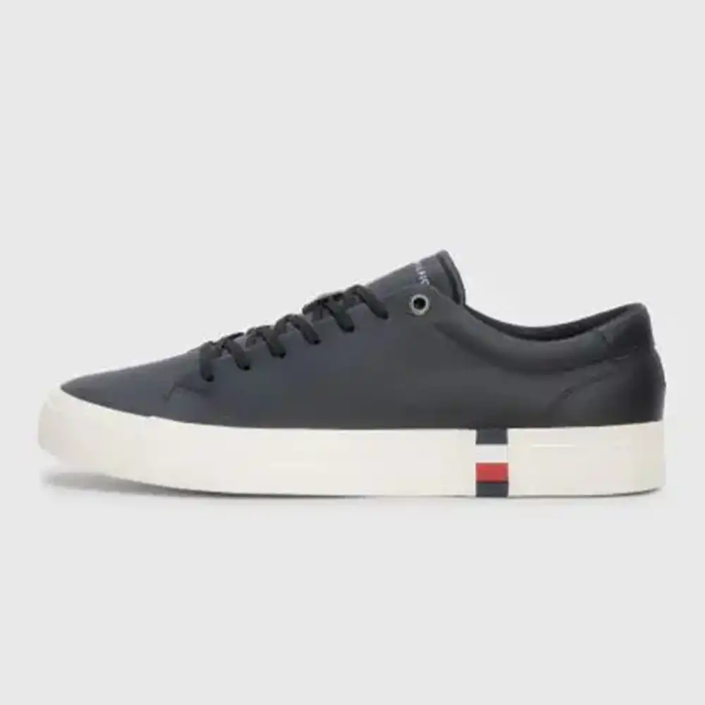 Basket de ville basse homme Tommy Jeans signature Noir - ZESHOES