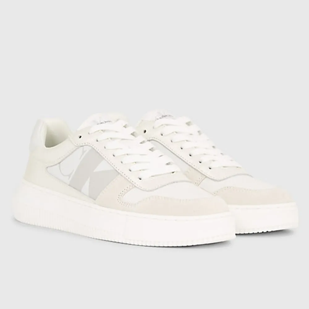 Calvin Klein Basket retro Homme Blanc