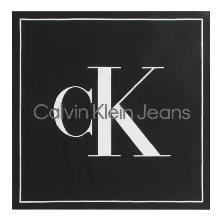Foulard femme  Calvin Klein Noir Overprint Bandana
